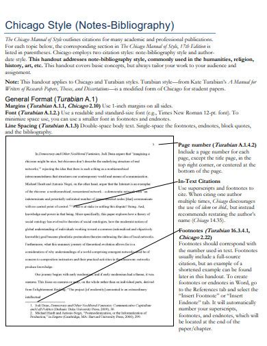 Chicago Style Bibliography 29 Examples How To Write Pdf