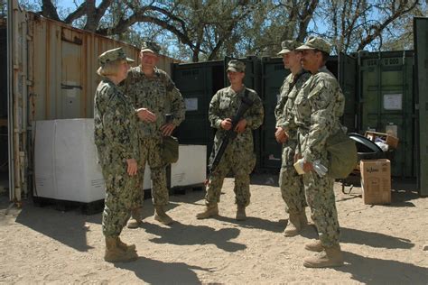 Chief Of Navy Reserve Visits Fort Hunter Liggett During Major Seabee