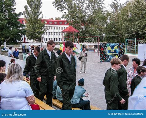 Classes In Basic Military Training Camp In Anapa Krasnodar Region Of