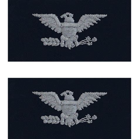 Coast Guard Embroidered Collar Insignia Rank Usamm