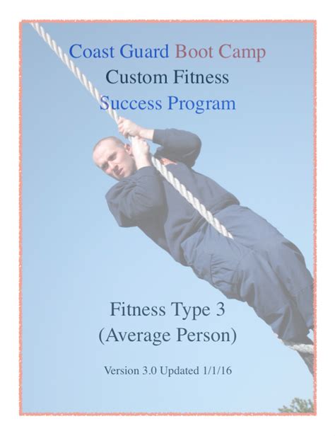 Coast Guard Fitness Test Tips