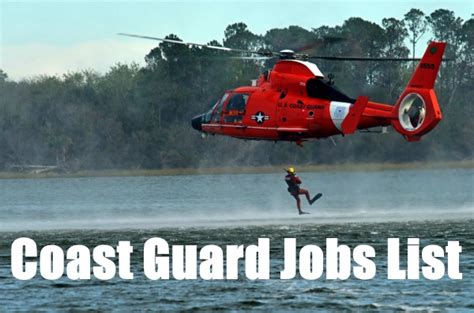 Coast Guard Jobs List A List Of All 22 Ratings In The Coast Guard