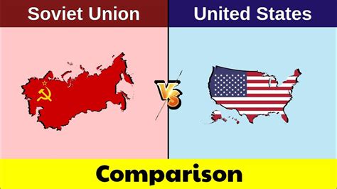 Cold War Comparison United States Vs Soviet Union Russia 1950 2020