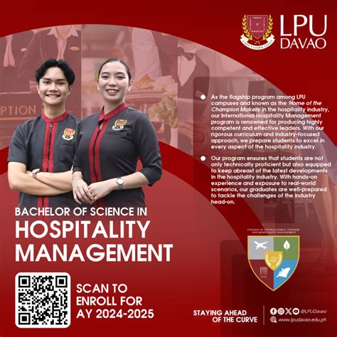 College Of International Tourism And Hospitality Lpu Davao