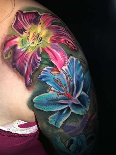 Color Flower Tattoo Tattoos Tattoo Designs Flower Tattoo