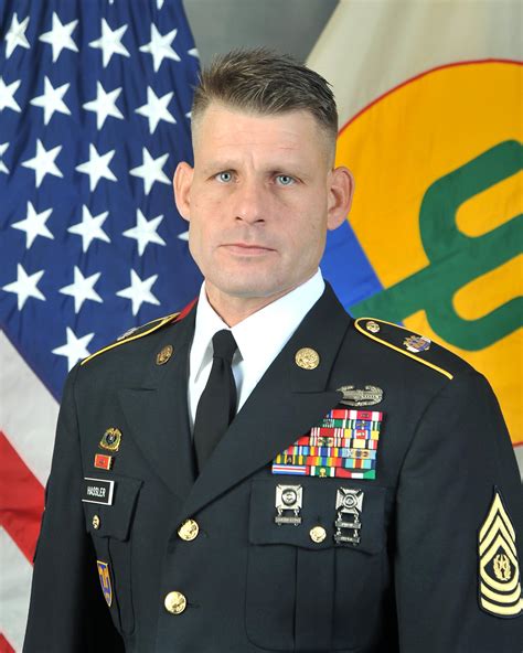 Command Sergeant Major Ronald Hassler U S Army Reserve Article View