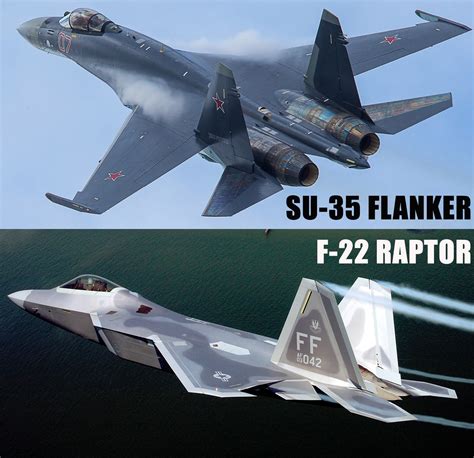 Comparison Of Su 35 Flanker E Vs F 22 Raptor Crew Daily