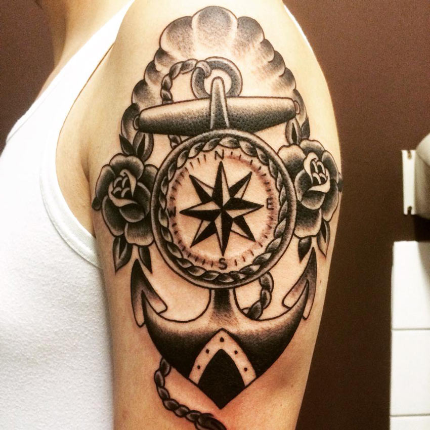 Compass Nautical Tattoo Ideas