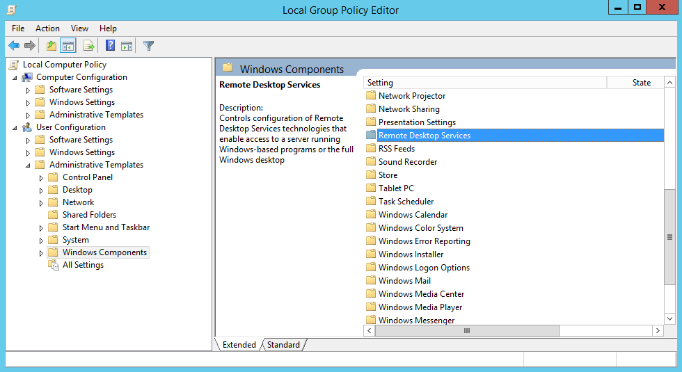 Configure Remote Desktop Connection Disconnected Session Timeout