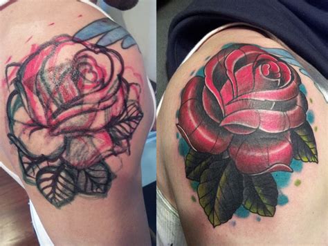 Cover Up Rose Tattoo Mcnabbs Tattoo Amp Fine Art Artist