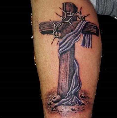 Cross Tattoo Designs For Men Wooden Cross Tattoos Designs And