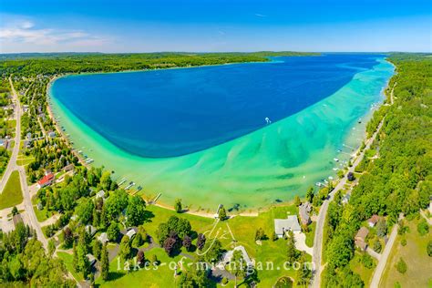 Crystal Lake Near Frankfort Aerial Photo From East Aerial Landscape