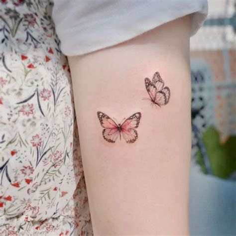 Delicate Butterfly Tattoos