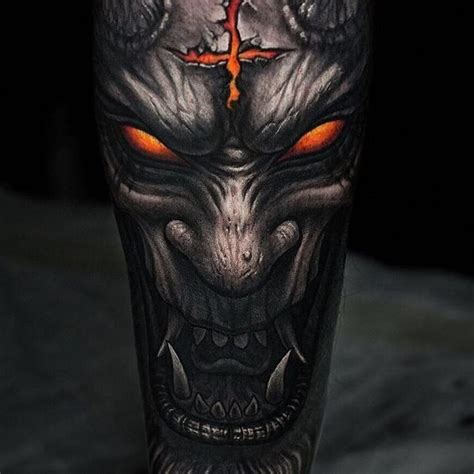 Demon Tattoo By Stepannegur In Moscow Russia Stepannegur Moscow