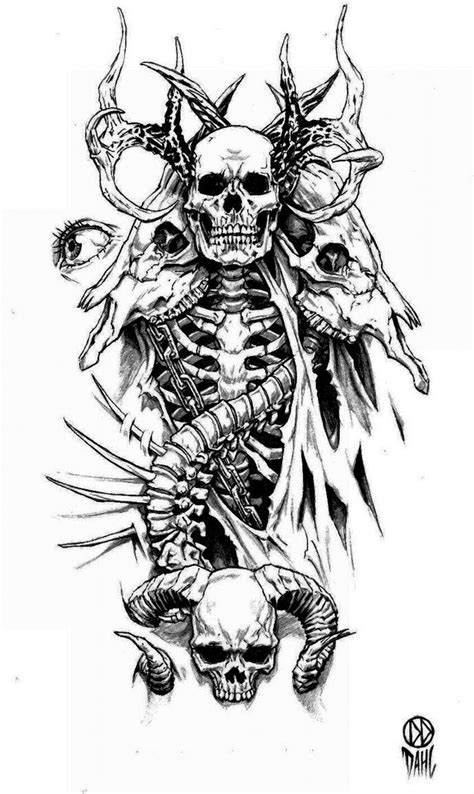 Demon Tattoo Design Neck Tattoo For Guys Tattoo Style Drawings