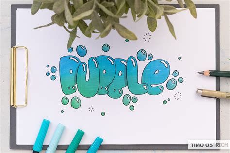 Design Buddhism's Ultimate Bubble Letter Look Now!