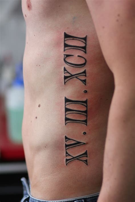 Design Roman Numeral Tattoos