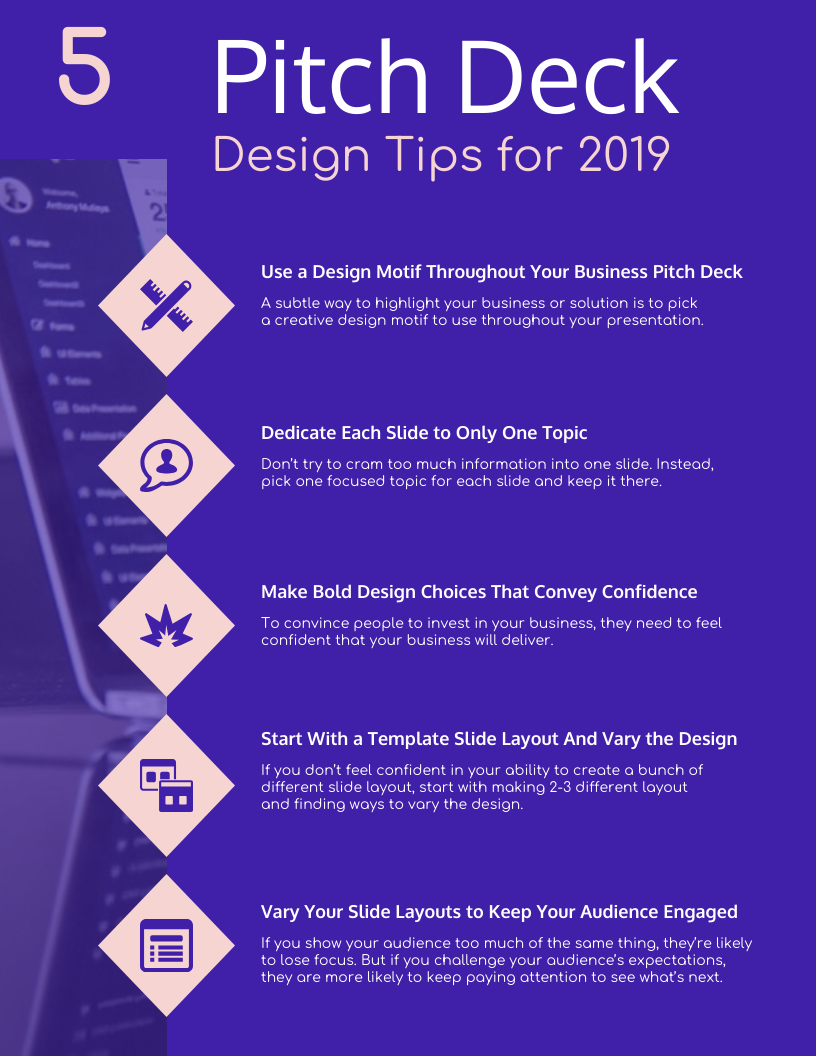 Design Tips List Infographic Template Venngage