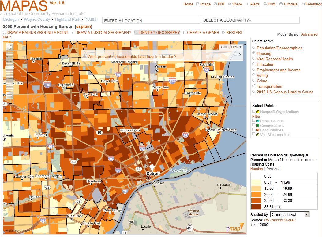 Detroit Crime Map Des Espoirs