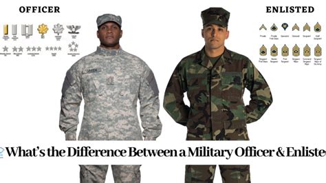 Difference Between Enlisted And Officer