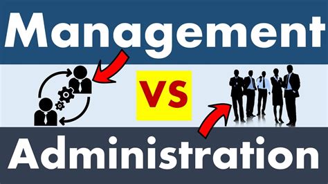 Differences Between Management And Administration Youtube