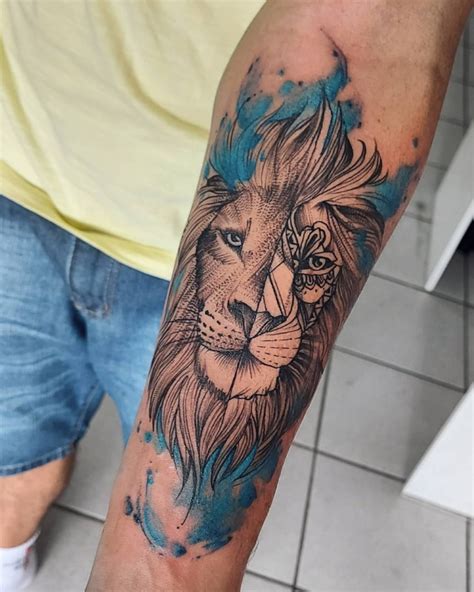 Discover 94 About Forearm Lion Tattoo Designs Unmissable Billwildforcongress