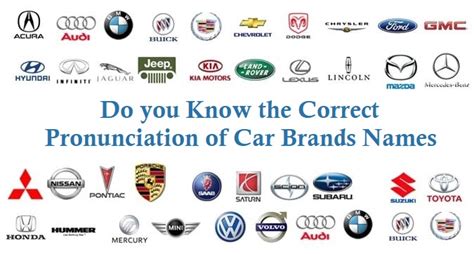 Do You Know The Correct Pronunciation Of Car Brands Names