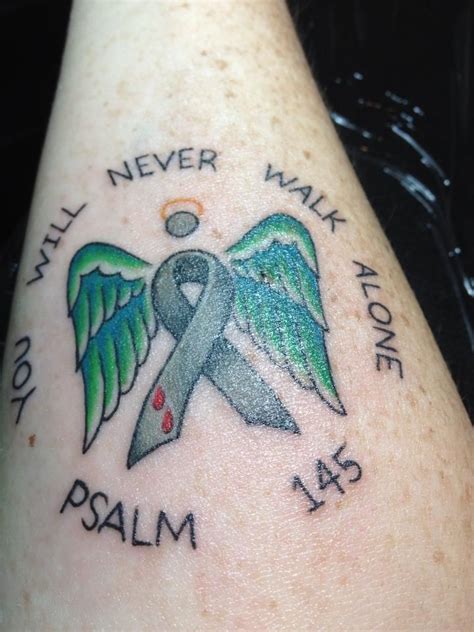 Donate Life Ribbon Tattoos Life With Our Type 1 Diabetic Daughter And