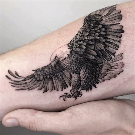 Eagle Tattoo Golden Style