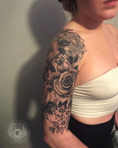 Easy Half Sleeve Tattoos Halfsleevetattoos Shoulder Tattoos For