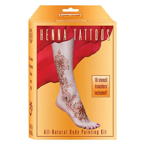 Easy Ready To Use Henna Tattoo Kit Henna Tattoo Kit Henna Tattoo