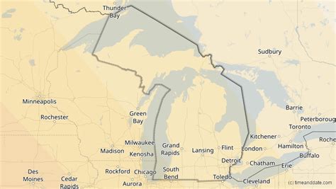 Eclipses In Michigan United States