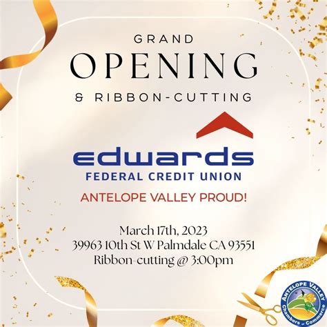 Edwards Federal Credit Union Ribbon Cutting And Grand Opening Edwards