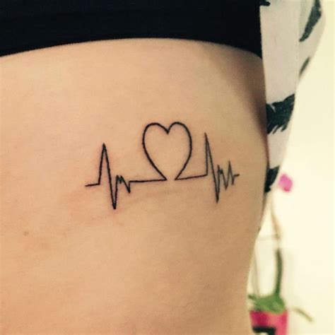 Ekg Heartbeat Tattoo Ideas