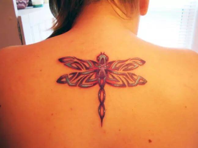 Elegant Dragonfly Tattoos