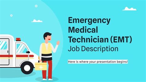 Emergency Medical Technician Emt Job Description