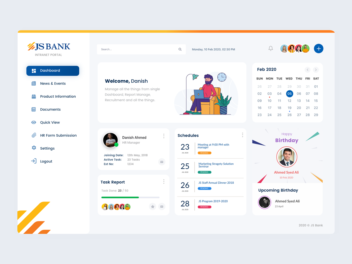 Employee Service Portal Dashboard Design Portal Design Best Web Design