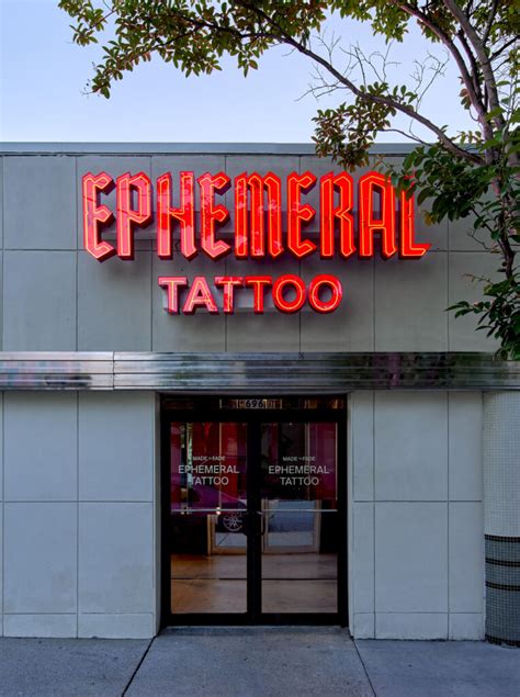 Ephemeral Tattoo Reimagines Tattoo Studio Design Metropolis