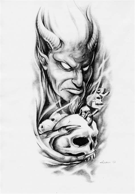 Evil Tattoo Images Designs