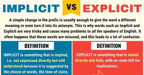 Explicit Or Implicit