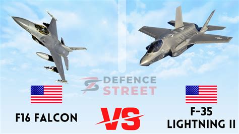 F 16 Fighting Falcon Vs F 35 Lightning Ii Comparison Bvr Dogfight