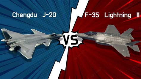 F35 Vs J20 Military Aircraft