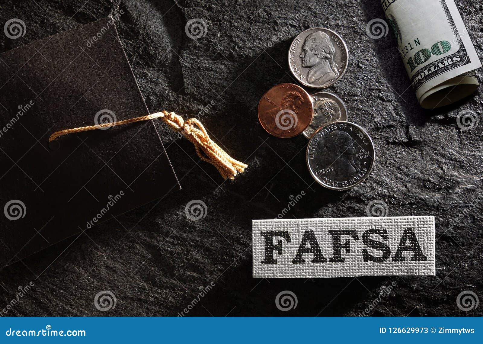 Fafsa Free Application For Federal Student Aid Text On Graduation Cap