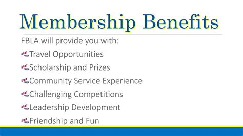 Fbla Membership Benefits