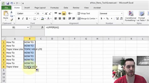 Find All Caps In Excel