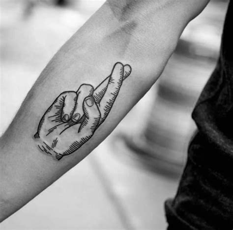 Fingers Crossed Tattoo Ideas