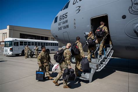 First Afforgen Deployers Depart Travis Afb Air Force S Personnel