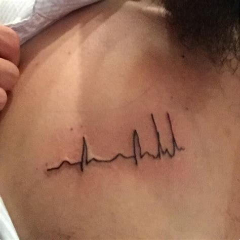 First Tattoo Done By Tyler At Gallery Of Ink In Jonesboro Ar Ekg Of