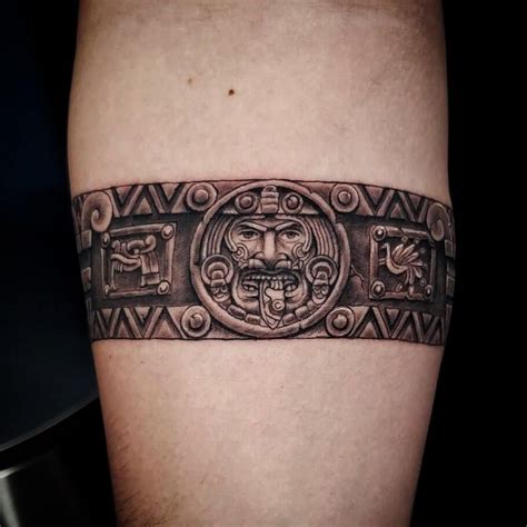 Five Aztec Armband Tattoo References Ideas Of Tattoos