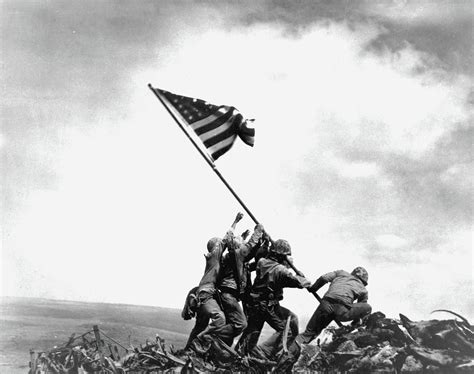 Flag Raising On Iwo Jima C 1945 By Joe Rosenthal Iwo Jima Iwo Iwo